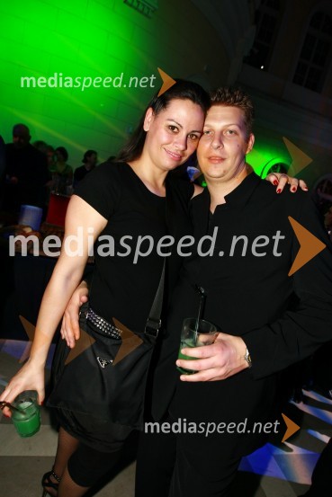 Nataša Smirnov in Robert Slana, organizatorja dogodkov agencija VematViktorji 2009, zaključna zabava