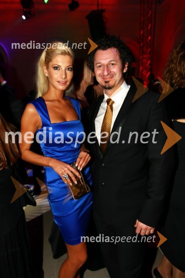 Lucija Gubenšek, manekenka in dr. Patrick Vlačič, minister za prometViktorji 2009, zaključna zabava