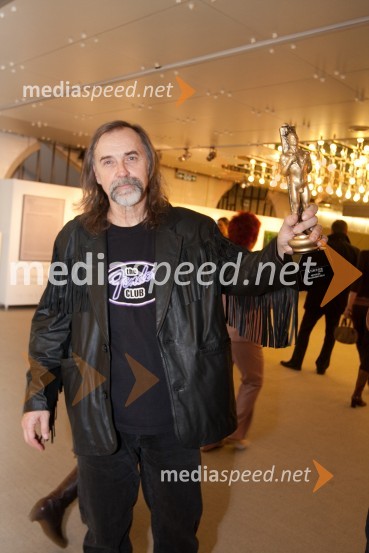 Dragan Bulič, glasbeni urednik Vala 202 in dobitnik Viktorja za življenjsko deloViktorji 2009, zaključna zabava