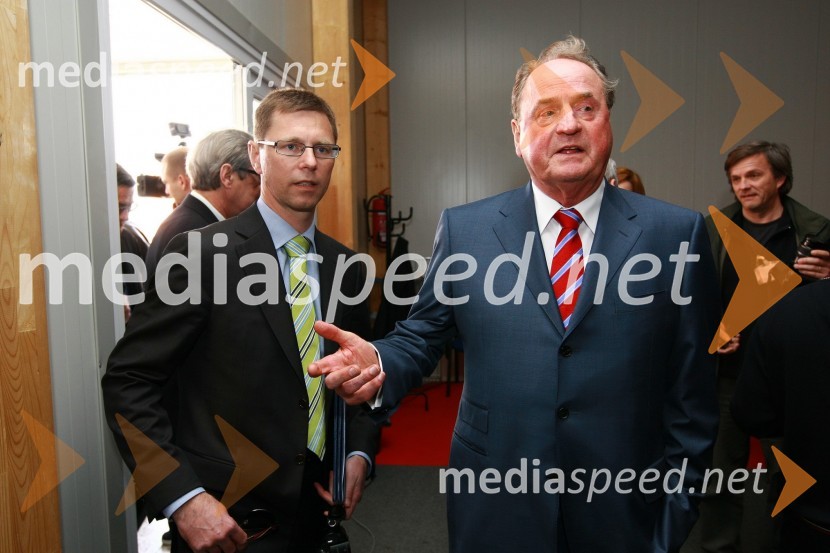 ... in Ivan Zidar, predsednik uprave SCT23. mednarodni sejem gradbeništva in gradbenih materialov MEGRA 2010, slovesna otvoritev