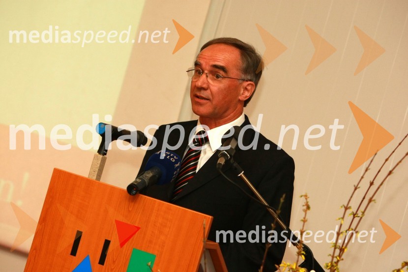 Janez Erjavec, direktor podjetja Pomurski sejem23. mednarodni sejem gradbeništva in gradbenih materialov MEGRA 2010, slovesna otvoritev