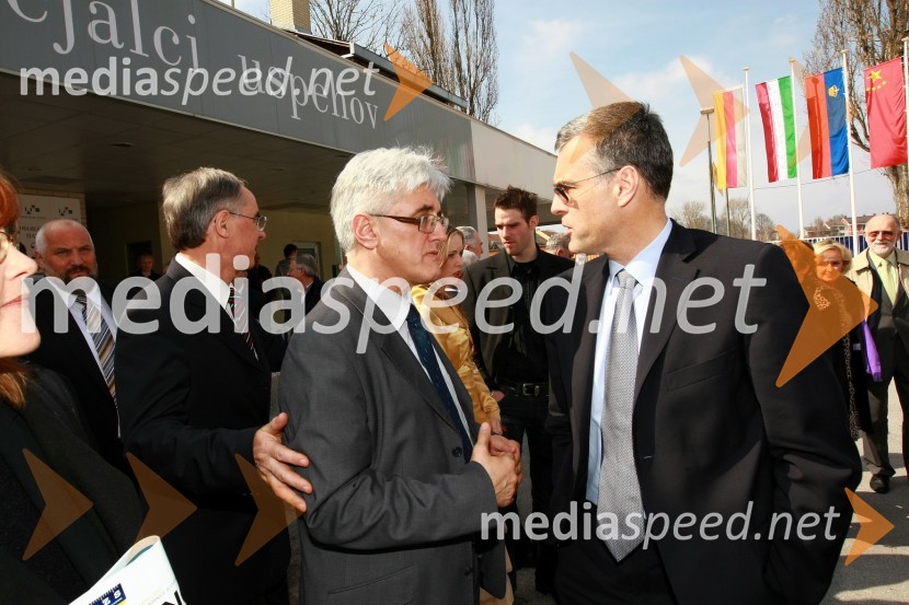 Dr. Roko Žarnić, minister za okolje in prostor ter Črtomir Remec, predsednik Inženirske zbornice Slovenije (IZS)23. mednarodni sejem gradbeništva in gradbenih materialov MEGRA 2010, slovesna otvoritev
