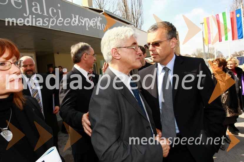 Dr. Roko Žarnić, minister za okolje in prostor ter Črtomir Remec, predsednik Inženirske zbornice Slovenije (IZS)23. mednarodni sejem gradbeništva in gradbenih materialov MEGRA 2010, slovesna otvoritev