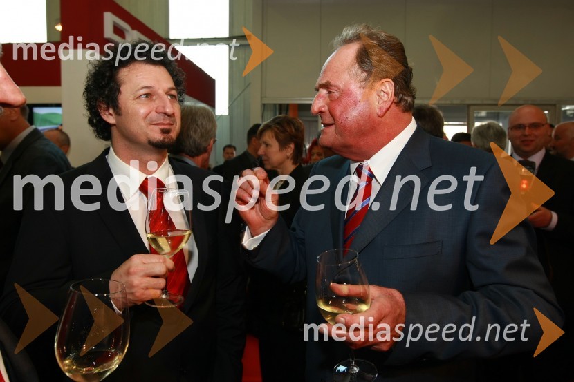 Dr. Patrick Vlačič, minister za promet in Ivan Zidar, predsednik uprave SCT23. mednarodni sejem gradbeništva in gradbenih materialov MEGRA 2010, slovesna otvoritev