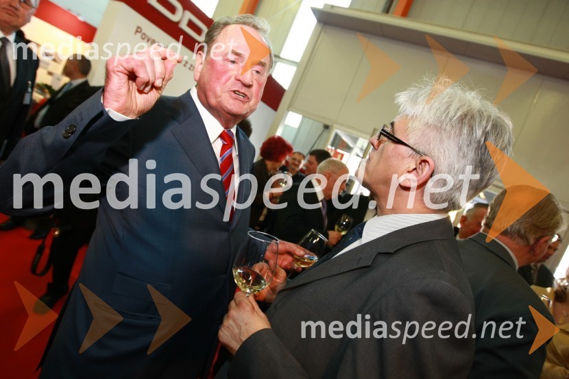 Ivan Zidar, predsednik uprave SCT ter dr. Roko Žarnić, minister za okolje in prostor23. mednarodni sejem gradbeništva in gradbenih materialov MEGRA 2010, slovesna otvoritev