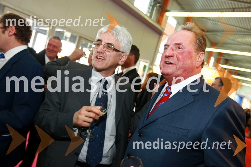 Dr. Roko Žarnić, minister za okolje in prostor ter Ivan Zidar, predsednik uprave SCT23. mednarodni sejem gradbeništva in gradbenih materialov MEGRA 2010, slovesna otvoritev