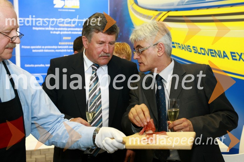 Dušan Črnigoj, generalni direktor podjetja Primorje d.d. ter dr. Roko Žarnić, minister za okolje in prostor23. mednarodni sejem gradbeništva in gradbenih materialov MEGRA 2010, slovesna otvoritev