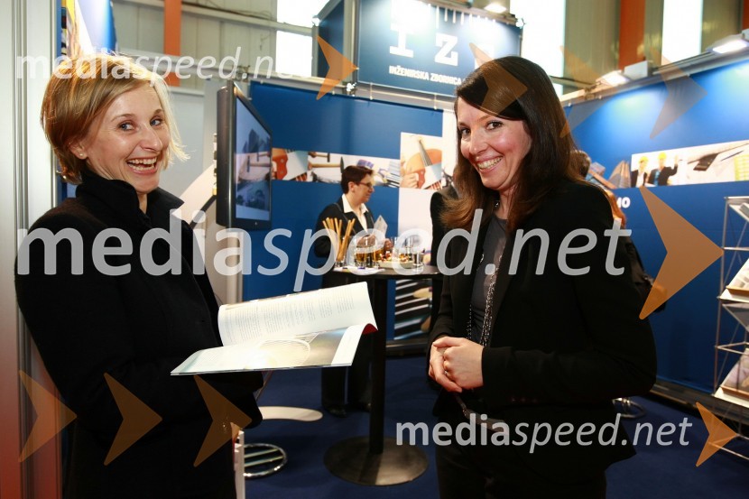 Polona Okretič, Inženirska zbornica Slovenije (IZS) in Neža Časl, Inženirska zbornica Slovenije (IZS)23. mednarodni sejem gradbeništva in gradbenih materialov MEGRA 2010, slovesna otvoritev