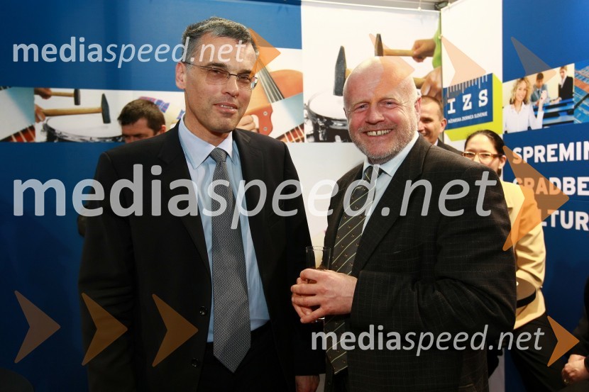 Črtomir Remec, predsednik Inženirske zbornice Slovenije (IZS) in Marjan Hudej23. mednarodni sejem gradbeništva in gradbenih materialov MEGRA 2010, slovesna otvoritev