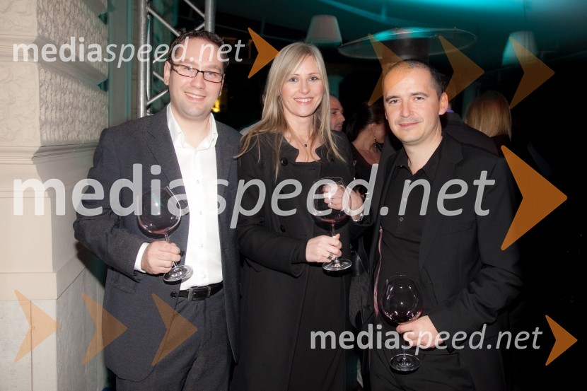 Jaka Kavčič; Beata Niewada; Jan FuxBMW SLO, predstavitev novega avtomobila BMW serije 5