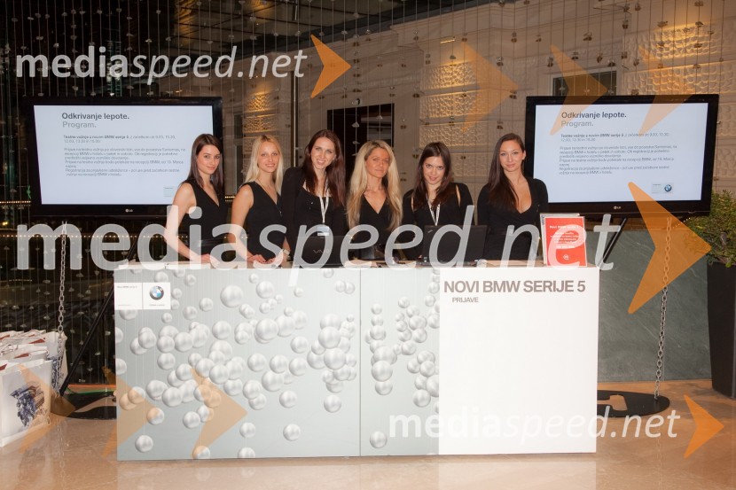 HosteseBMW SLO, predstavitev novega avtomobila BMW serije 5