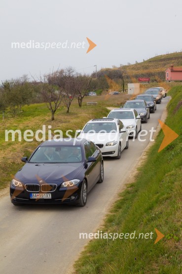 Novi BMW serije 5, testna vožnjaBMW SLO, predstavitev novega avtomobila BMW serije 5