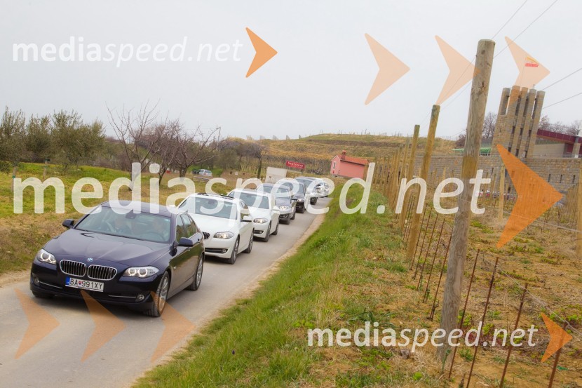 Novi BMW serije 5, testna vožnjaBMW SLO, predstavitev novega avtomobila BMW serije 5