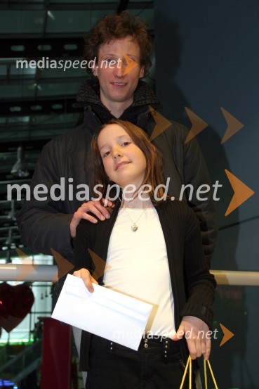 Mitja Gradišnik in njegova 9 letna sestra Ana Gradišnik - najmlajša udeleženka DP! (oba BK Ljubljana)Biljard, Državno prvenstvo Mednarodna osmica 2006