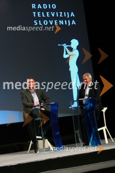 Matjaž Kek, selektor slovenske nogometne reprezentance in Ivo Milovanovič, športni komentatorSlovenski oglaševalski festival - SOF 2010, RT(V) Dobrega upanja ter RTV-jeva in Dnevnikova zabava