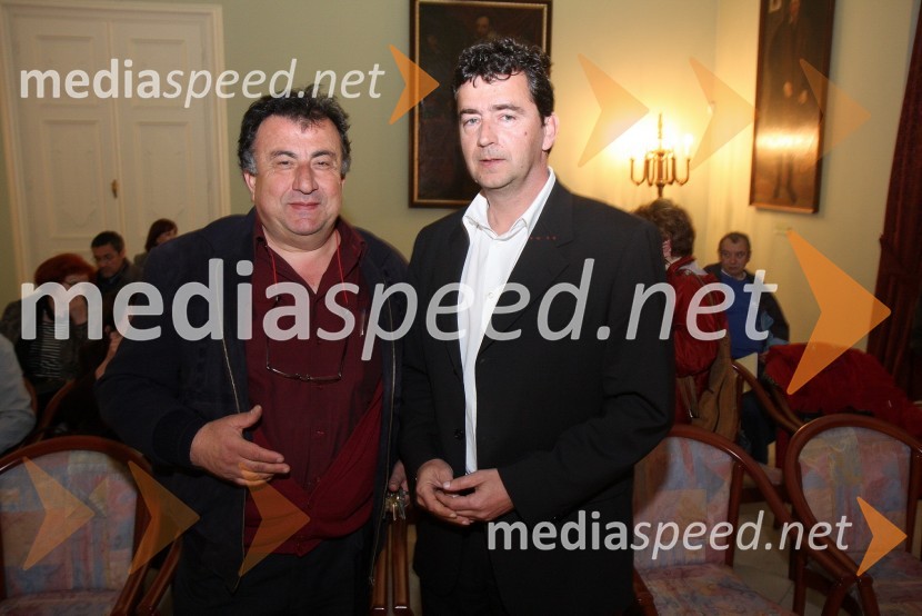 Dr. Melqart Mohamad Berro, mestni svetnik MOM in Rok Peče, podžupan Mestne občine Maribor in tibetanska menihaObisk Njegove svetosti XIV. Dalajlame Tenzina Gyatsa v Mariboru, prvi spremljevalni dogodek