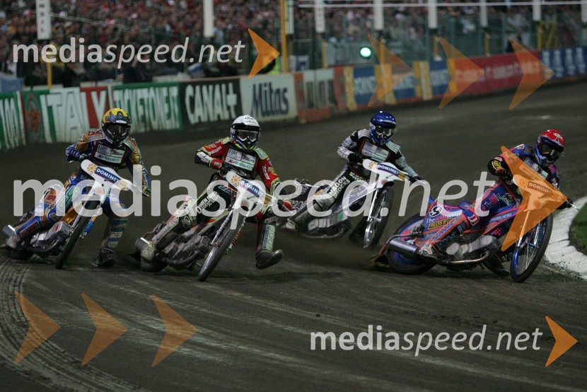 Tony Rickardsson (Švedska), Leigh Adams (Avstralija), Lee Richardson (Velika Britanija) in Scott Nicholls (Velika Britanija)SPEEDWAY GRAND PRIX, VN Evrope 2006, dirka