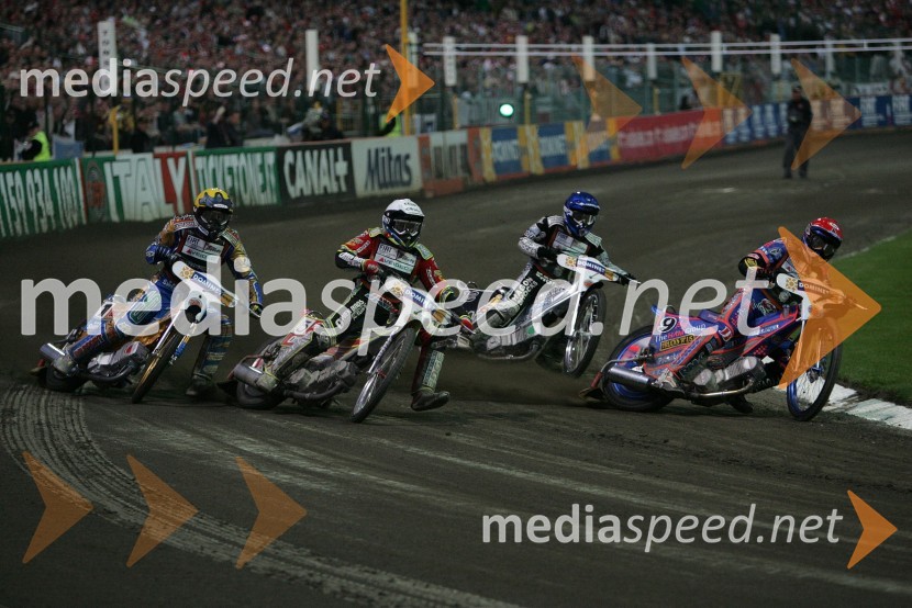 Tony Rickardsson (Švedska), Leigh Adams (Avstralija), Lee Richardson (VBR) in Scott Nicholls (VBR)SPEEDWAY GRAND PRIX, VN Evrope 2006, dirka