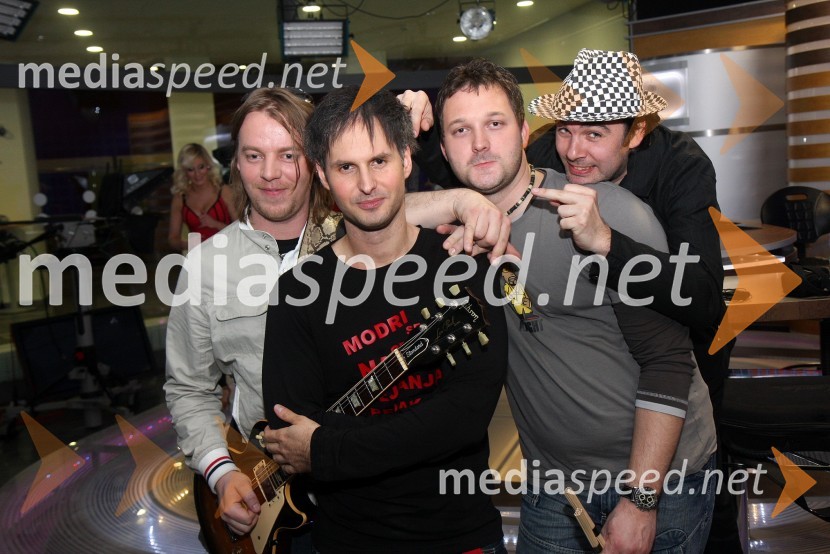 Skupina FlirtRdeča preproga s Sebastianom, snemanje oddaje