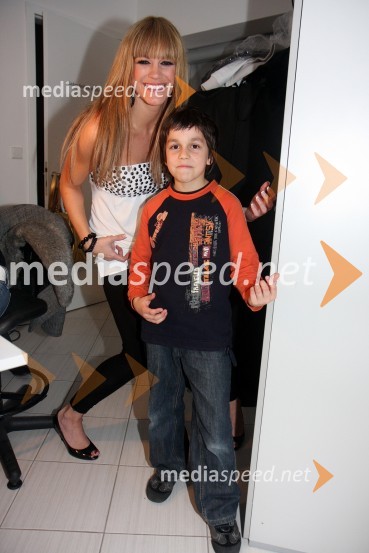 Rebeka Dremelj, pevka in ...Rdeča preproga s Sebastianom, snemanje oddaje