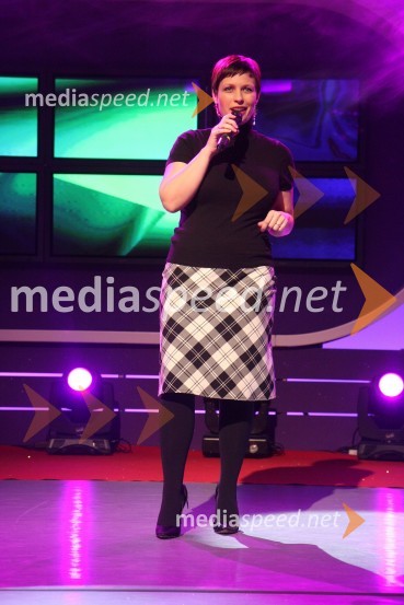 Nuška Drašček, pevkaRdeča preproga s Sebastianom, snemanje oddaje