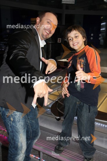 Frenk Nova, pevec in ...Rdeča preproga s Sebastianom, snemanje oddaje