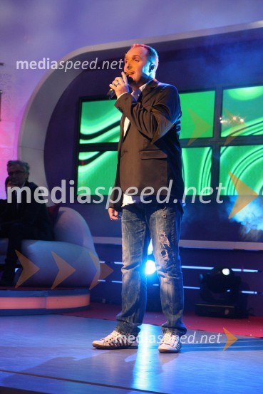 Frenk Nova, pevecRdeča preproga s Sebastianom, snemanje oddaje