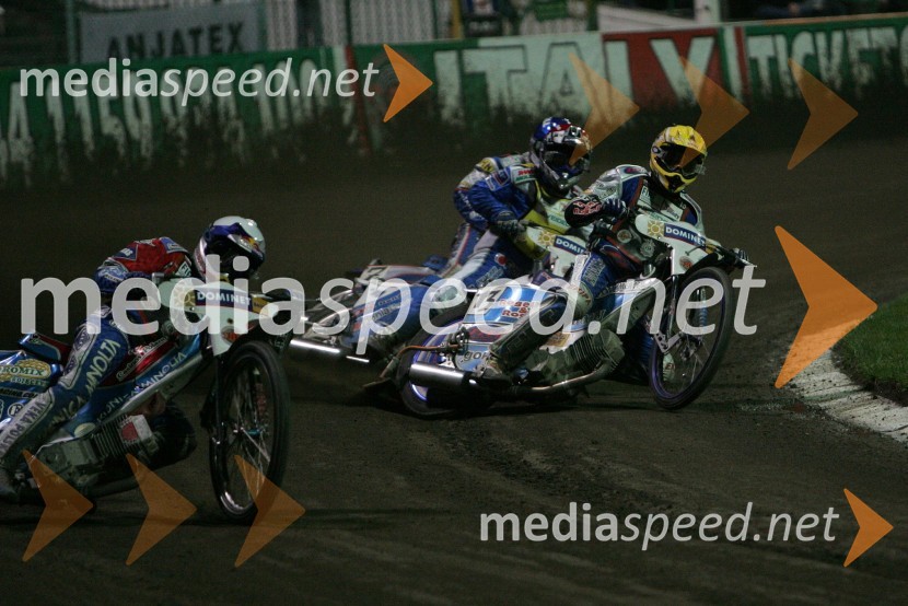 Matej Žagar (Slovenija), Nicki Pedersen (Danska)SPEEDWAY GRAND PRIX, VN Evrope 2006, dirka