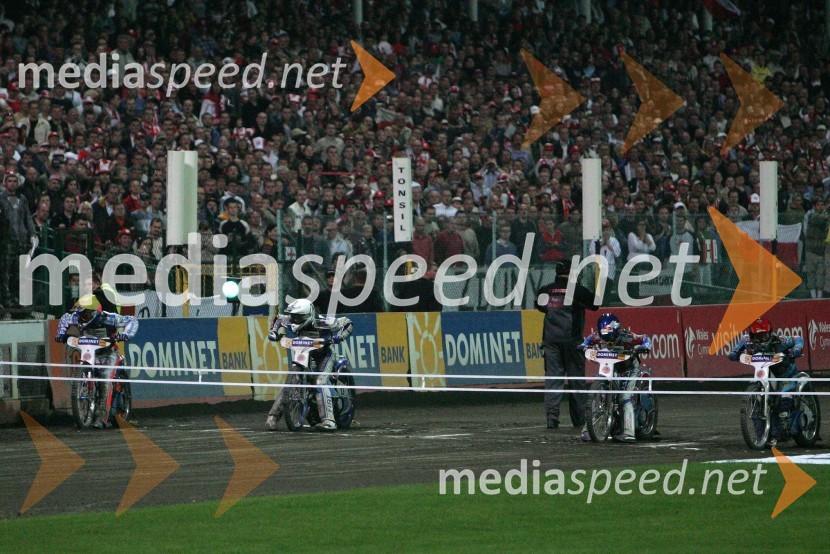 Greg Hancock (ZDA),Jaroslaw Hampel (Poljska), Matej Žagar (Slovenija) in Jason Crump (Avstralija)   
 
SPEEDWAY GRAND PRIX, VN Evrope 2006, dirka
