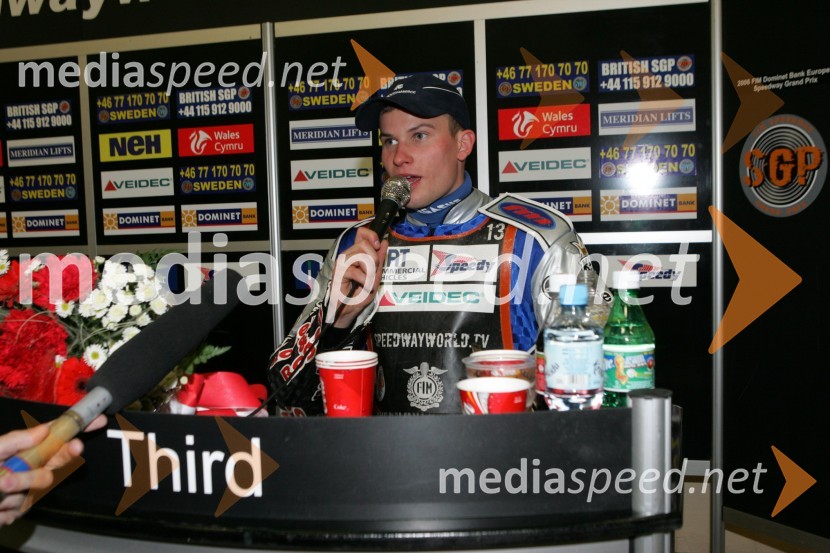 Matej Žagar (Slovenija)SPEEDWAY GRAND PRIX, VN Evrope 2006, dirka