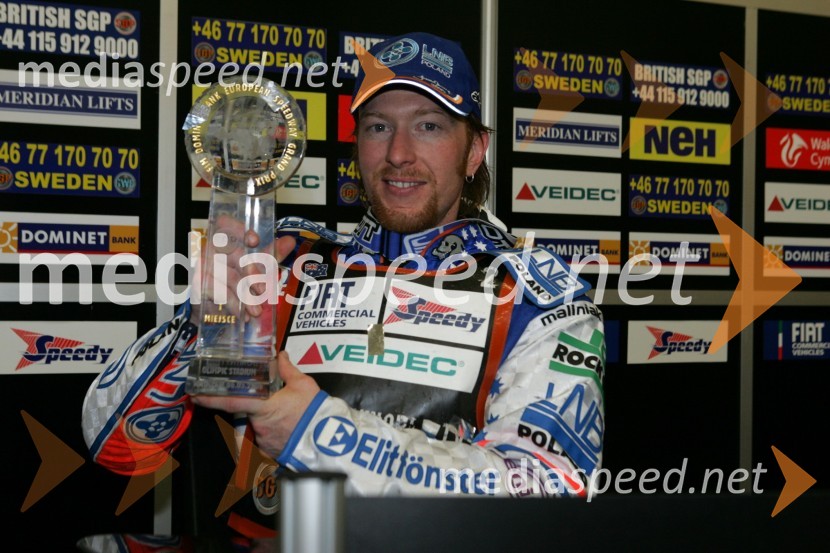Jason Crump (Avtralija) 1.mesto na VN EvropeSPEEDWAY GRAND PRIX, VN Evrope 2006, dirka