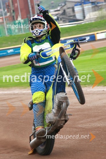 Aljoša Remih (AMD Krško)Speedway, DP mladincev Slovenije, Hrvaške in Madžarske 2010, 1. dirka