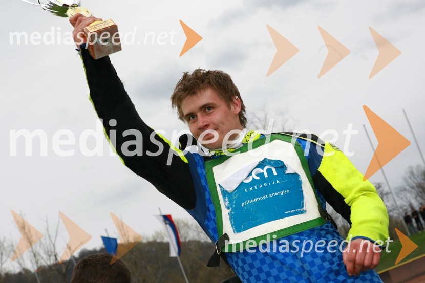 Aljoša Remih (AMD Krško)Speedway, DP mladincev Slovenije, Hrvaške in Madžarske 2010, 1. dirka