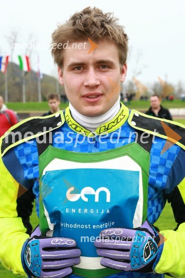 Aljoša Remih (AMD Krško)Speedway, DP mladincev Slovenije, Hrvaške in Madžarske 2010, 1. dirka
