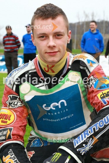 Aleksander Čonda (AMD Krško)Speedway, DP mladincev Slovenije, Hrvaške in Madžarske 2010, 1. dirka