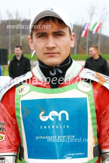 Samo Kukovica (AMD Krško)Speedway, DP mladincev Slovenije, Hrvaške in Madžarske 2010, 1. dirka