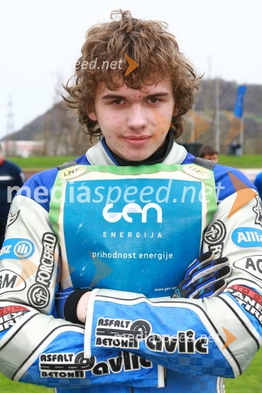Dino Kovačić (ST Unia Goričan)Speedway, DP mladincev Slovenije, Hrvaške in Madžarske 2010, 1. dirka