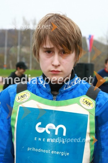 Dario Vugrinec (ST Unia Goričan)Speedway, DP mladincev Slovenije, Hrvaške in Madžarske 2010, 1. dirka