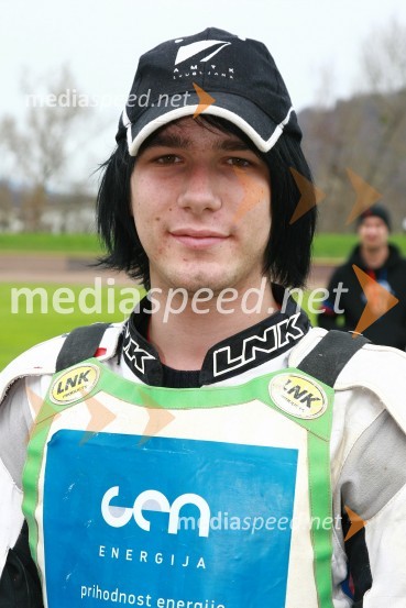 Maks Lipnik (AMTK Ljubljana)Speedway, DP mladincev Slovenije, Hrvaške in Madžarske 2010, 1. dirka