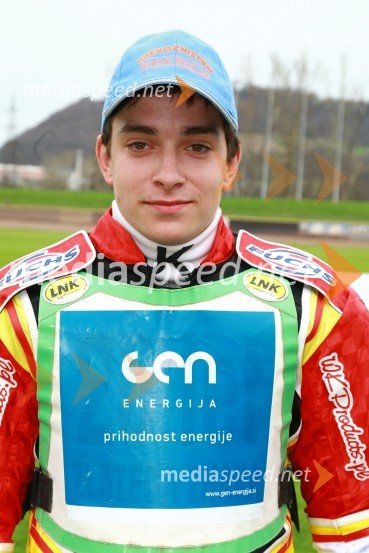 Matic Ivačič (AMD Krško)Speedway, DP mladincev Slovenije, Hrvaške in Madžarske 2010, 1. dirka