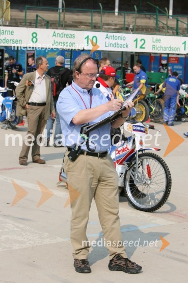 Ole Olsen - direktor Speedway Grand PrixSPEEDWAY GRAND PRIX, VN Evrope 2006, trening