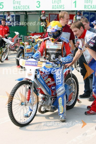 Piotr Protasiewicz (Poljska)SPEEDWAY GRAND PRIX, VN Evrope 2006, trening
