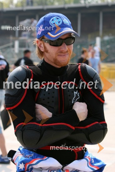 Jason Crump (Avstralija)SPEEDWAY GRAND PRIX, VN Evrope 2006, trening