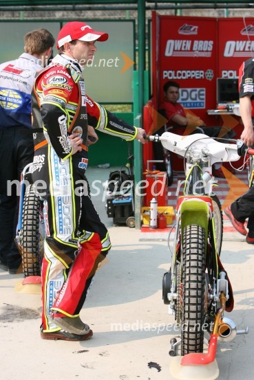 Leigh Adams (Avstralija)SPEEDWAY GRAND PRIX, VN Evrope 2006, trening