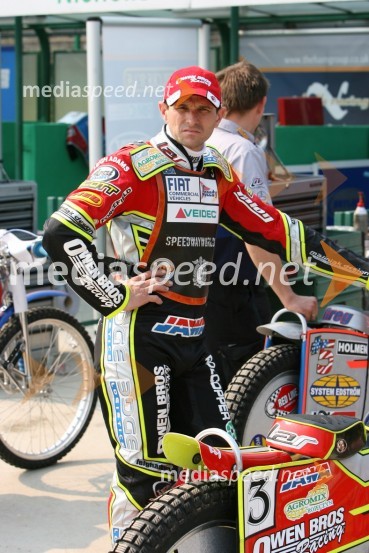 Leigh Adams (Avstralija)SPEEDWAY GRAND PRIX, VN Evrope 2006, trening