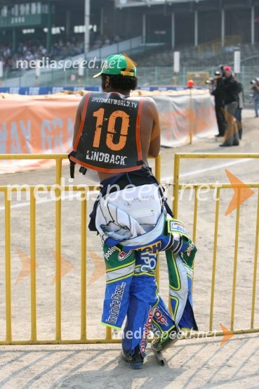 Antonio Lindback (Švedska)SPEEDWAY GRAND PRIX, VN Evrope 2006, trening