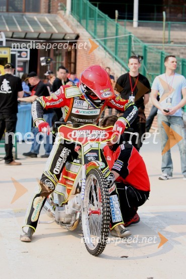 Leigh Adams (Avstralija)SPEEDWAY GRAND PRIX, VN Evrope 2006, trening