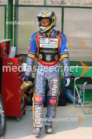 Krzysztof Kasprzak (Poljska)SPEEDWAY GRAND PRIX, VN Evrope 2006, trening