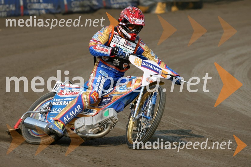 Tomasz Gapinski (Poljska)SPEEDWAY GRAND PRIX, VN Evrope 2006, trening