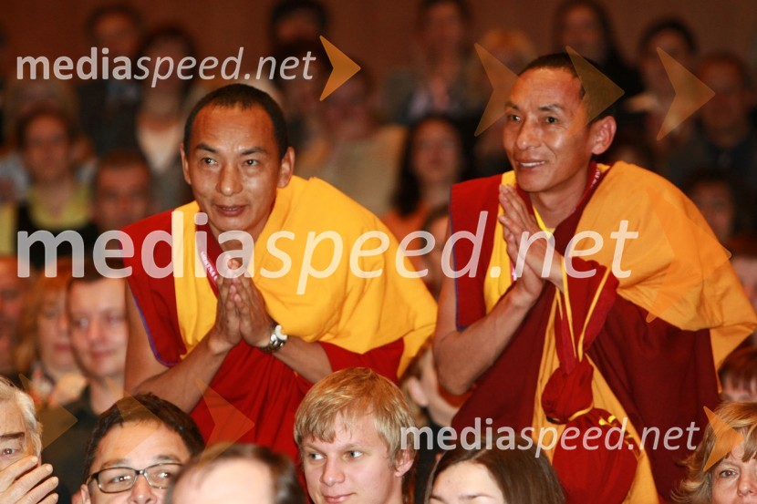 Njegova svetost, XIV. Dalajlama, predavanje za povabljene goste Sočutje - umetnost sreče